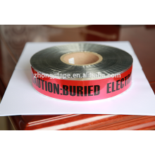 underground electric line detectable marking tape